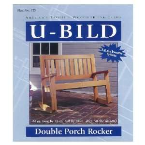  U Bild Double Porch Rocker Woodworking Plan 929