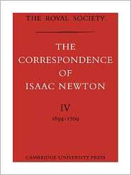 The Correspondence of Isaac Newton, Vol. 4, (0521085896), Isaac Newton 