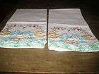 PILLOW CASES,VINTAGE SETS OF 2 LOVE BIRDS MULTI COLORED