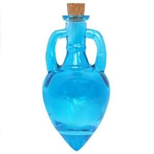    Aqua Amphora Recycled Glass Decorative Bottle 