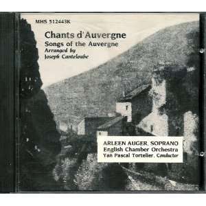  Chants dAuvergne Songs of the Auvergne Arranged by Joseph 