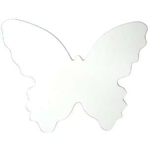   Party By York Wallcoverings Butterfly Peel and Stick Mirror Wall Decal