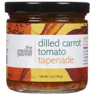 The Gracious Gourmet Dilled Carrot Tomato Tapenade 7 oz (Quantity of 4 