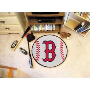 Boston Red Sox Baseballl Floor Rug Mat 