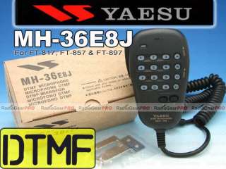  DTMF speaker mic MH 36E8J for Yaesu FT 817, FT 857 and FT 897 radio