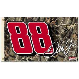 Dale Earnhardt, Jr. Two Sided 3 x 5 Realtree Camo Flag 