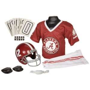  Alabama Crimson Tide Youth NCAA Deluxe Helmet and Uniform 