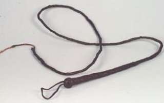 FOOT COWBOY WHIP COSTUME BULL LEATHER BULLWHIP CROP  