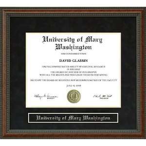  University of Mary Washington (UMW) Diploma Frame Sports 