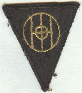 Original WW 2 US Army 83rd Infantry Division Patch Off Uniform  