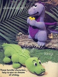 Whimsical World of Crochet animal patterns OOP rare  