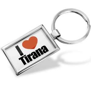  Keychain I Love Tirana region Albania   Hand Made, Key 