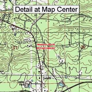   Map   Malvern North, Arkansas (Folded/Waterproof)