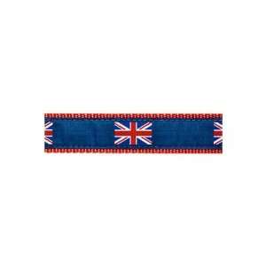  British Flag Blue Collar Nylon and Ribbon