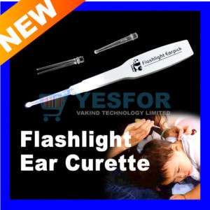 Flashlight Earwax Remover Cleaner Earpick Curette W I1  