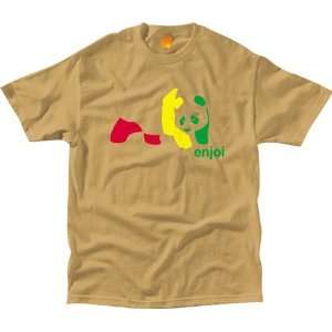  Enjoi T Shirts Rasta Panda   Camel