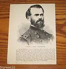 Union General Edward Canby Civil War Antique Portrait 1895 Modoc 