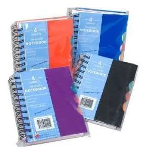  Notebook 150 Sheet With 3 Dividers Case Pack 48 