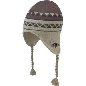  Baltimore Ravens Fashion Knit Hat With Strings Sports 