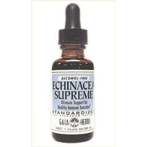  Echinacea Supreme Alcohol Free Liquid Extracts 4 oz   Gaia 
