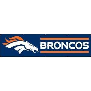  Denver Broncos Giant 8 Foot Nylon Banner