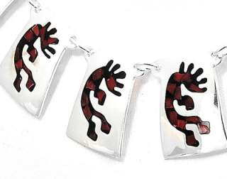   is a silver plated Kokopelli necklace, handcrafted from Taxco, Mexico