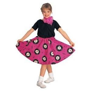  Kids 50s Jukebox Girl Costume (Size Medium 8 10) Toys 