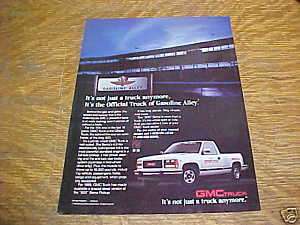 1989 GMC 500 Sierra Pickup Truck Advertisement, Ad  
