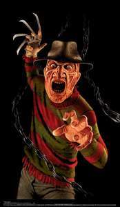   Krueger Wow Window Poster Lighted Halloween A Nightmare On Elm Street