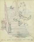 Carl Barks original signed gag 1940 drawing cel sketch