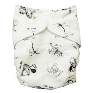 BABY AIO Re Usable CLOTH DIAPERS NAPPY 1 INSERT M10  