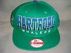 Hartford Whalers Green Snake Skin Snapback Hat by New Era With Green 