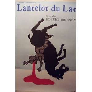  LANCELOT DU LAC (WITH LINEN BACKING) Movie Poster