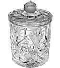 Anchor Hocking Wexford Crystal Glass Cookie Jar with Lid