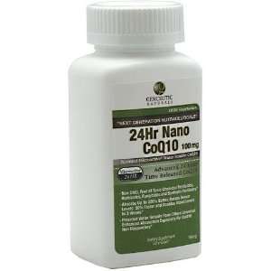  Genceutic Naturals 24Hr Nano CoQ10, 60 v caps (Vitamins 
