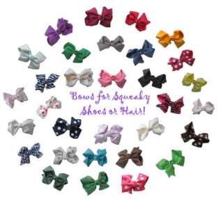 Choose Pair of Bows For AAB Squeaky Shoes  