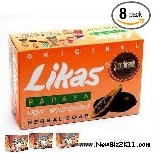  Original Likas Papaya All Natural Organic Herbal Soap 