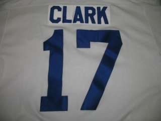   STARTER MENS MEDIUM TORONTO MAPLE LEAFS WENDEL CLARK #17 HOCKEY JERSEY