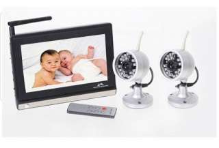 Wireless Baby Monitor with Two Camera 7 TFT LCD 2.4GHz  