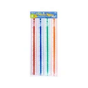  Bazic 12 (30Cm) Plastic Ruler (4/Pack)(Pack Of 288 