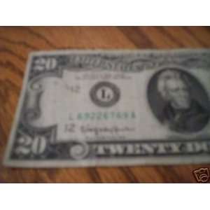  20$ 1963A FEDERAL RESERVE NOTE BANK OF SAN FRANCISCO 