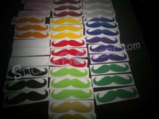 13 PACK Mustache JDM Decals Stickers 3 ALL COLOR Diamond ILLEST 