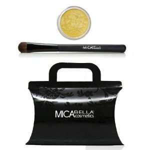 Micabella Mineral Eye Shadows #85 Allowance + Oval Eye Brush + Box 