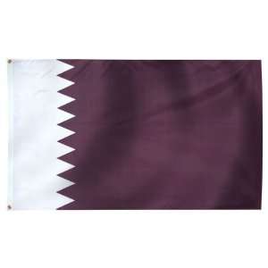  Qatar Flag 2X3 Foot Nylon Patio, Lawn & Garden