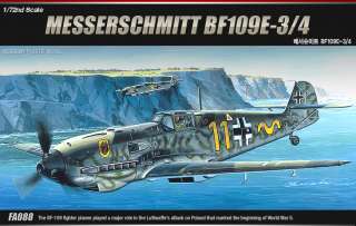 72 Academy MESSERSCHMITT Bf109E 3/4 FA088  