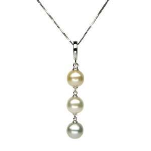  Multicolor Vietnamese Akoya Pearl Pendant Jewelry