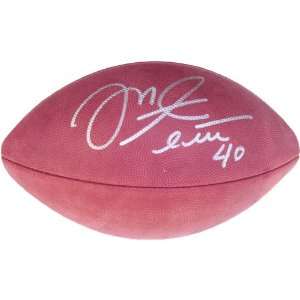  Mike Alstott Autographed Football (Unframed)