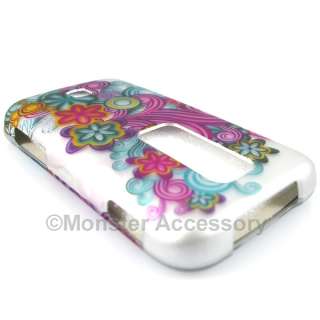Colorful Flower Hard Case Cover Huawei Ascend Accessory  