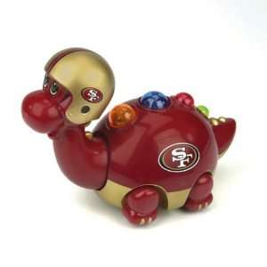  San Francisco 49ers 6x9 Toy Team Dinosaur   Set of 2 