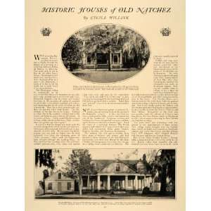  Historic House Old Natchez Cecile Willink Elizabeth Stanton Tree 